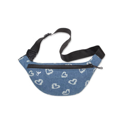 Denim Hearts Fanny Pack -  Label Dimple Raghani