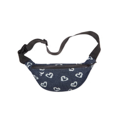 Denim Hearts Fanny Pack -  Label Dimple Raghani