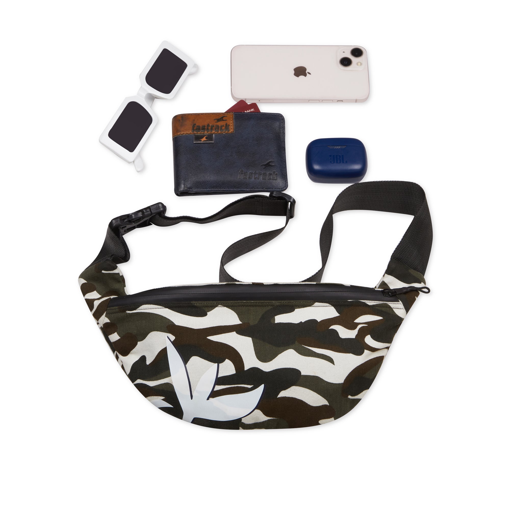 StreetStyle Camo Fanny Pack -  Label Dimple Raghani