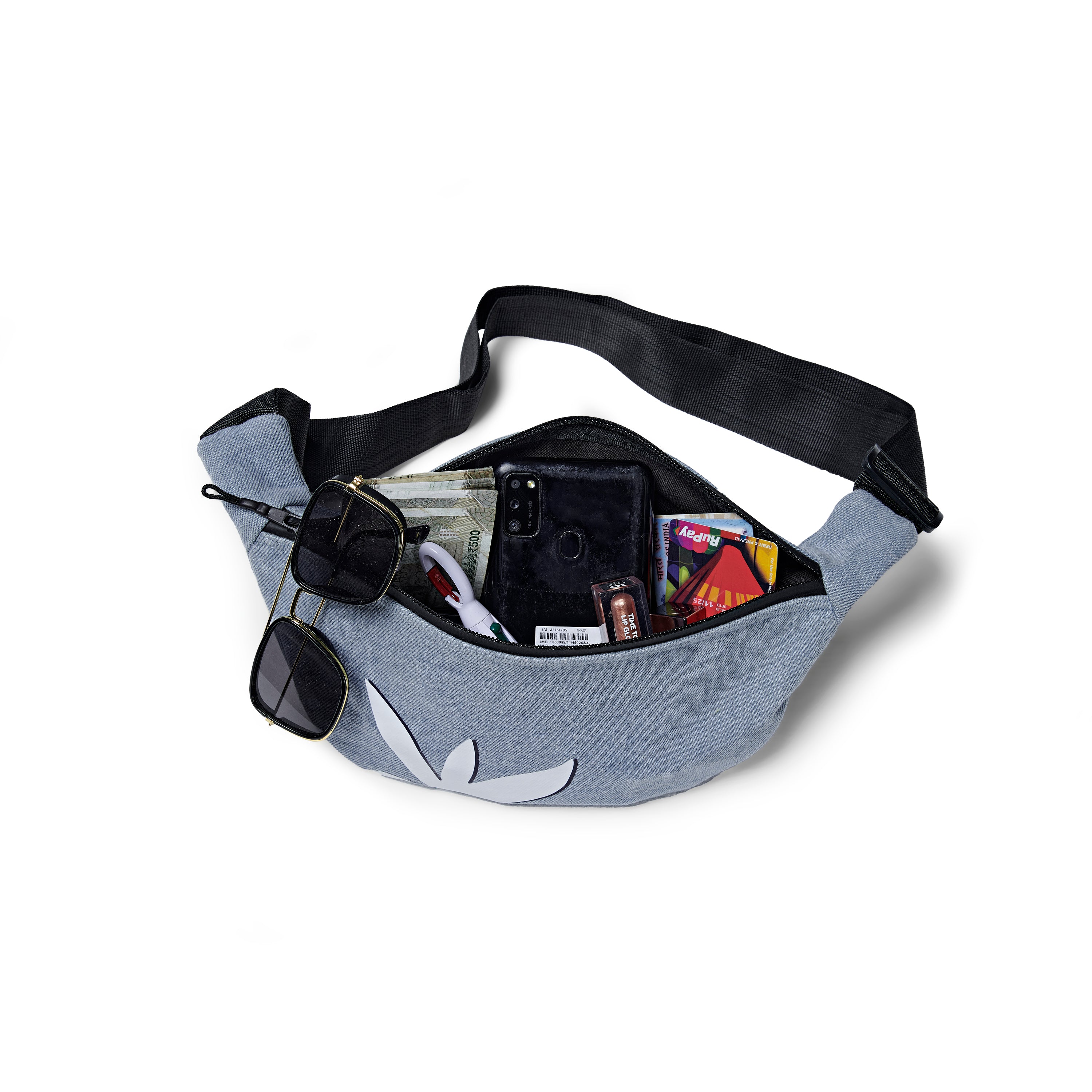 Streetstyle Denim Fanny Pack -  Label Dimple Raghani