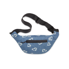 Denim Hearts Fanny Pack -  Label Dimple Raghani