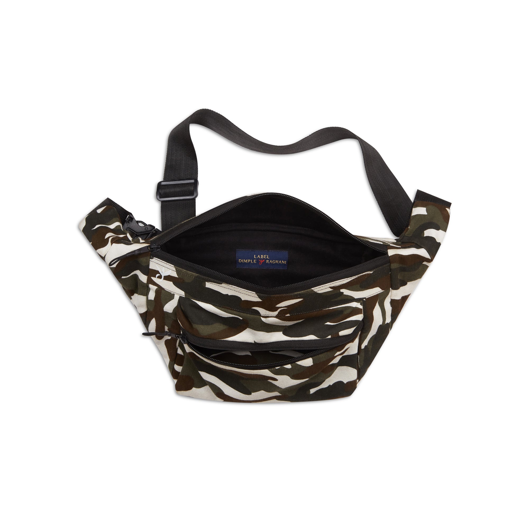 Trendy Camo Fanny Pack -  Label Dimple Raghani