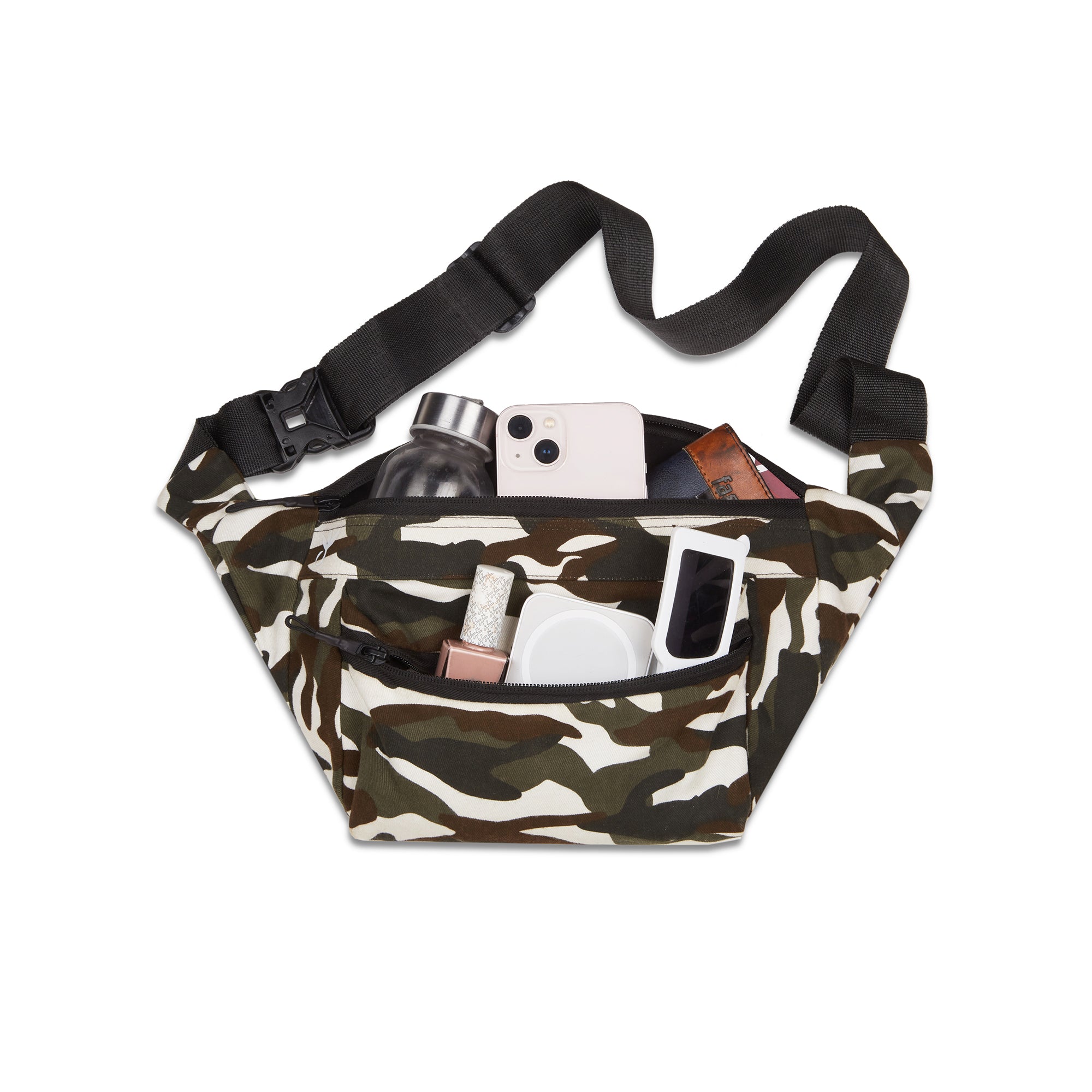 Trendy Camo Fanny Pack -  Label Dimple Raghani